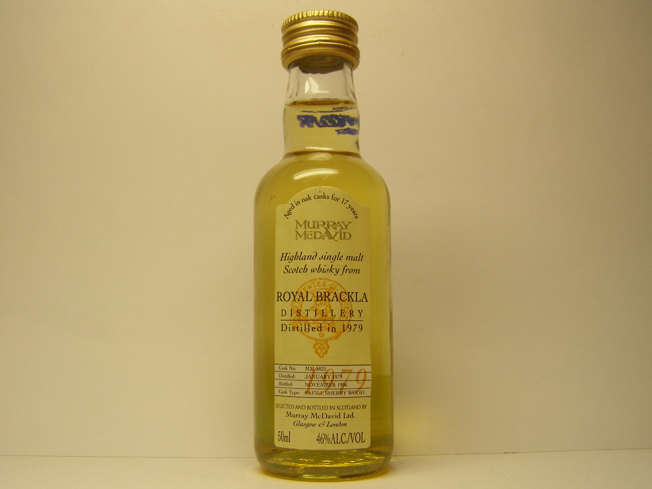 HSMSW 17yo 1979-1996 "Murray McDavid" 50ml 46%ALC./VOL